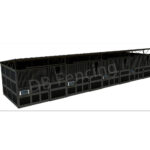 Quadruple Portable Horse Stable With Roof And Splint