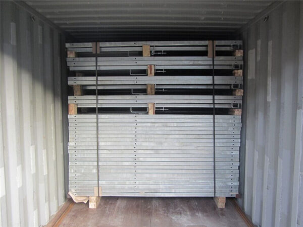 a loading picture of portable horse stables