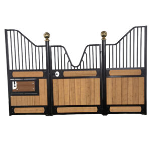 Discover our custom horse stalls for sale, featuring durable equine gates and panels made in the USA. We provide the highest quality designs for your stable and barn, ensuring safety and style. Explore our catalog of quality horse stall systems today!