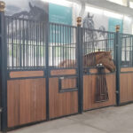 Horses in the stables