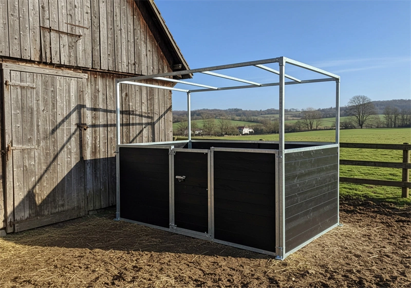 DB Stable's robust aluminum frame and HDPE board portable horse stables provide secure, temporary equine facilities. This image demonstrates our specialized engineering suited for professional equestrian centers across Australia and New Zealand.