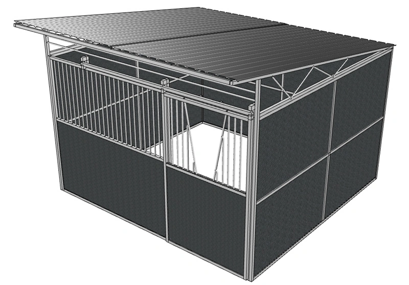 DB Stable provides durable custom stable designs and portable DIY stable kits designed for the ANZ market. This modular unit features a galvanized steel frame and HDPE siding for secure, long-lasting equine accommodation.